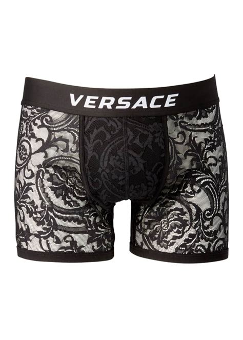 versace men's lace mesh boxer briefs|lace boxer briefs for men.